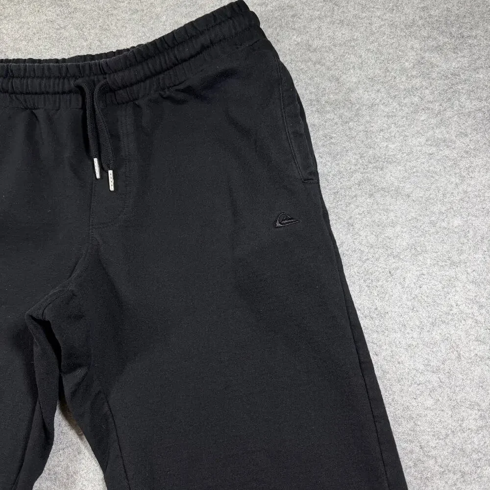 Quiksilver Joggers Mens M Black Drawstring Lounge Pants Streetwear Casual